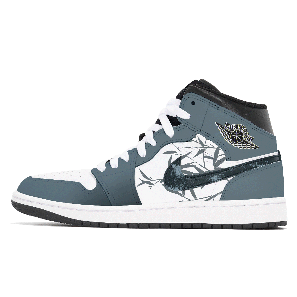 JORDAN Air Jordan 1 Vintage Basketball Shoes Men's Mid top White