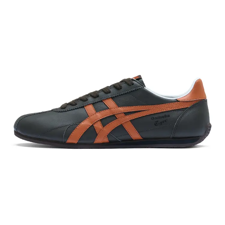 Onitsuka Tiger Runspark Abrasion Resistant Low Top Casual Shoes Unisex Black Brown