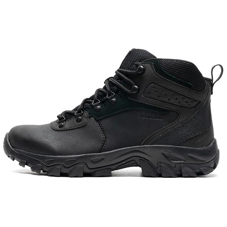 Columbia Sportswear Anti-Slip And Wear-Resistant Water-Resistant Mid-Top Hiking Shoes Men's Black