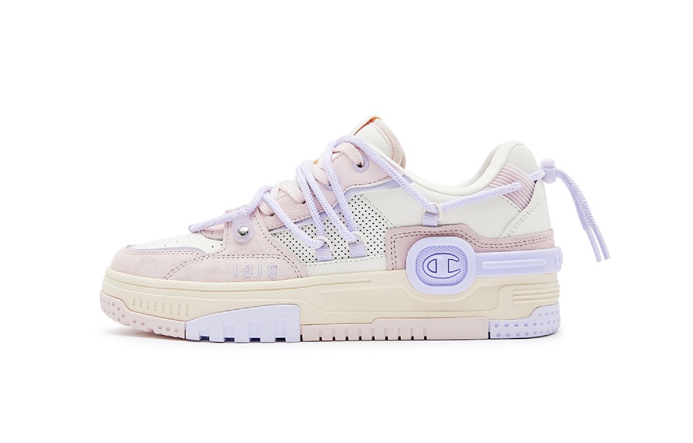 Champion Bumper V1 Headphone Shoes Low-Top Skateboard Shoes Women's Light Pink
