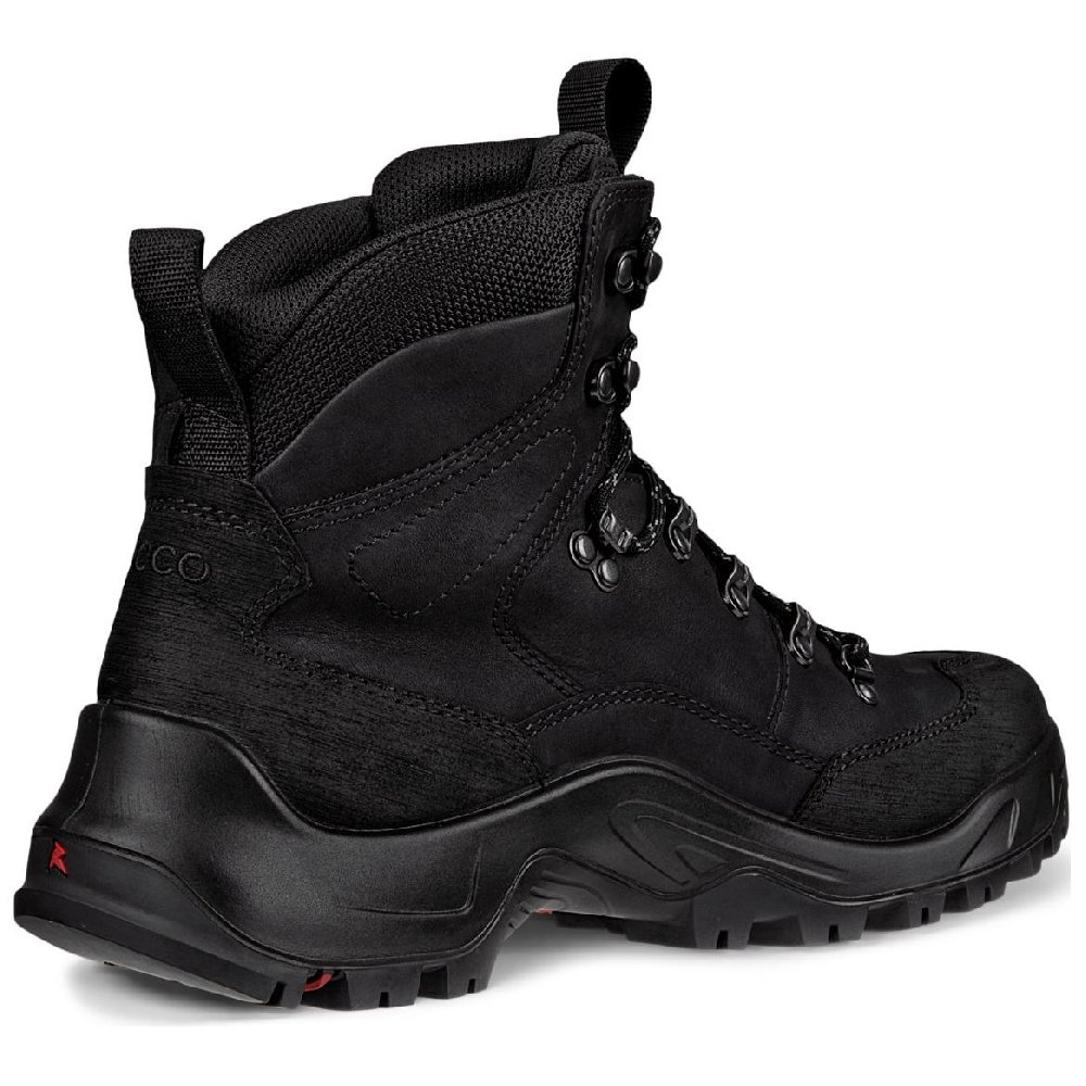 Ecco Short Outdoor Boots Men's Black