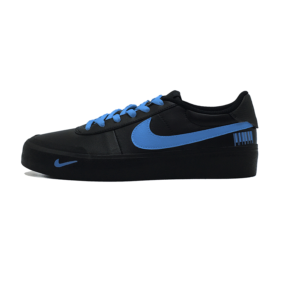 Nike Court Shot Lizhi Blue Lingren Wear resistant And Lightweight Low Top Skateboard Shoes Unisex Dark Sky Blue