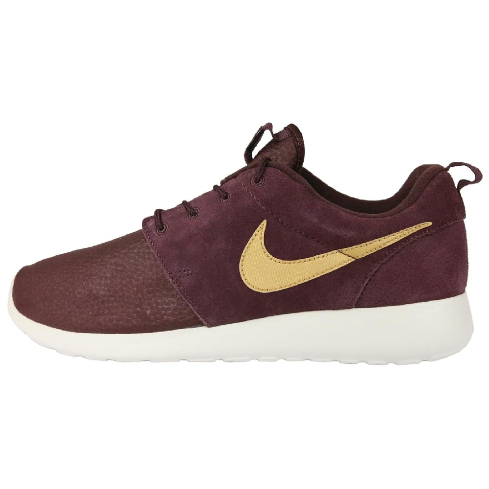 Nike Roshe One Suede Mahogany Metallic Gold