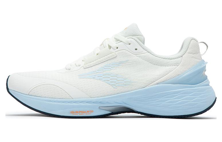 361° Shock Absorbers With Slip Resistant Features Low Top Running Shoes Women's White Blue