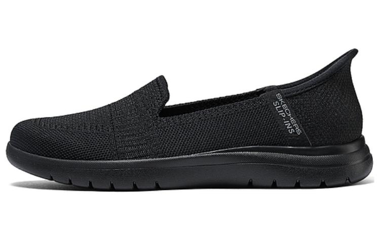 Skechers Slip Ins Low Top Casual Shoes Women's All Black