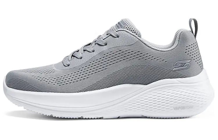 Skechers Bob's Cushioning Abrasion Resistant Breathable Lightweight Rebound Low top Casual Shoes Men's Gray
