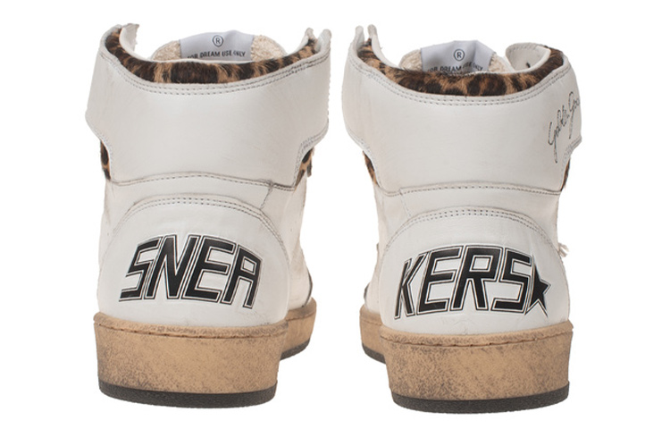 Golden Goose Sky-Star White Leopard Women's