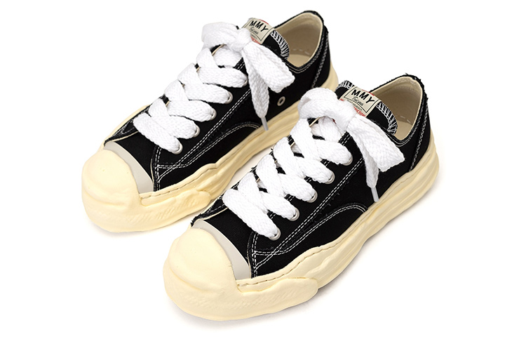 MIHARA YASUHIRO Hank OG Sole Low Black White купить в интернет-магазине Yoocart с быстрой доставкой по России.