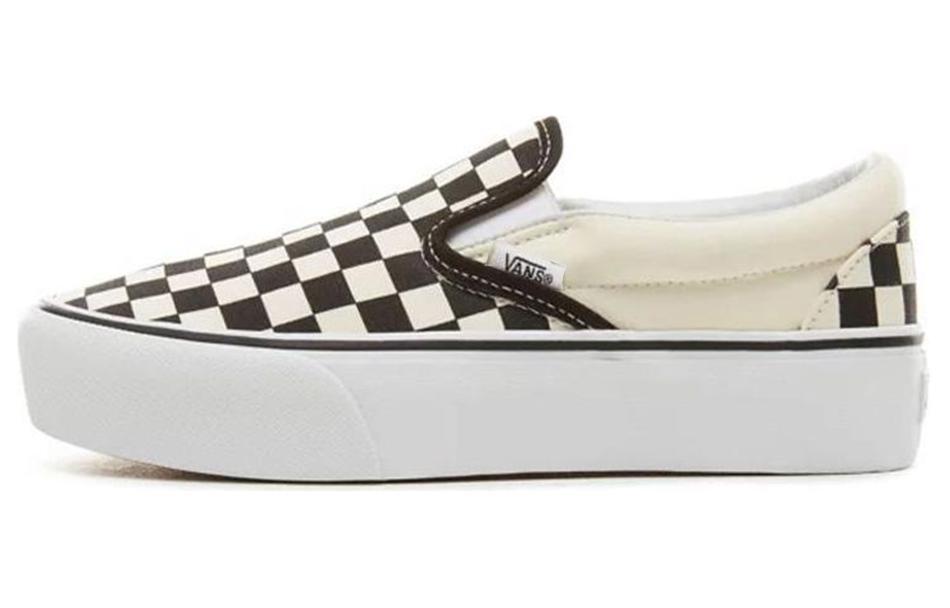 Slip On Classic Vans Platform 'Checker Black White'
