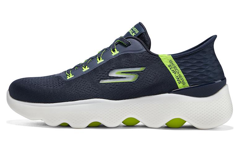 Skechers Go Walk Massage Fit 'Navy Lime'