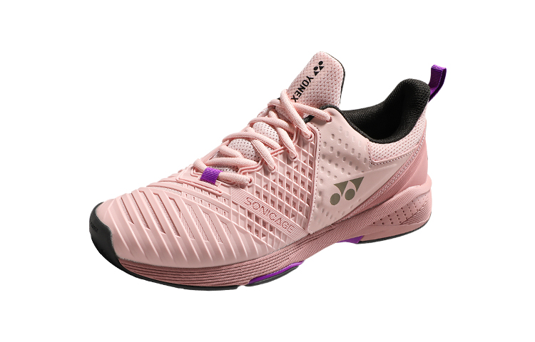 YONEX Power Cushion Sonikage 3 Shock Absorbers Low Top Tennis Shoes Women's Pink Beige