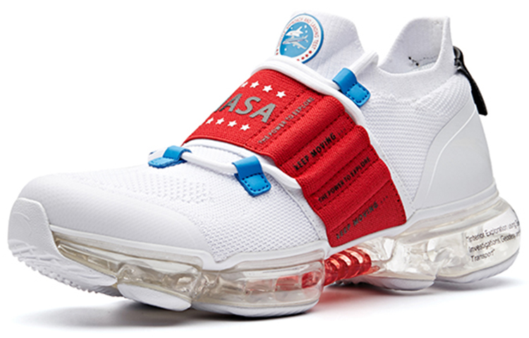 Anta SEEED Zero Bound Cushioned Slip-Resistant Abrasion-Resistant Breathable Low-Top Running Shoes Men's White Red купить в интернет-магазине Yoocart с быстрой доставкой по России.