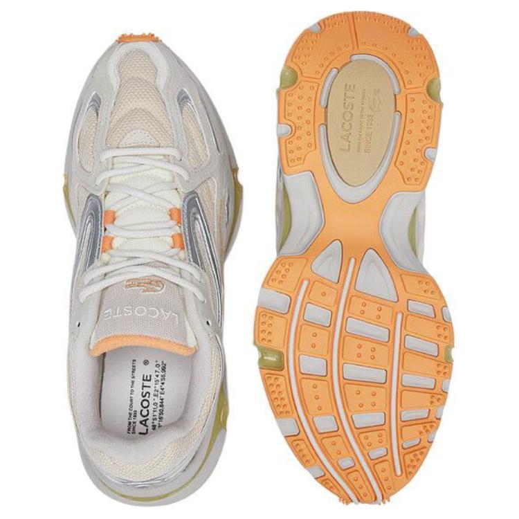 LACOSTE Slip-Resistant Low-Top Casual Shoes Men's Light Orange купить в интернет-магазине Yoocart с быстрой доставкой по России.