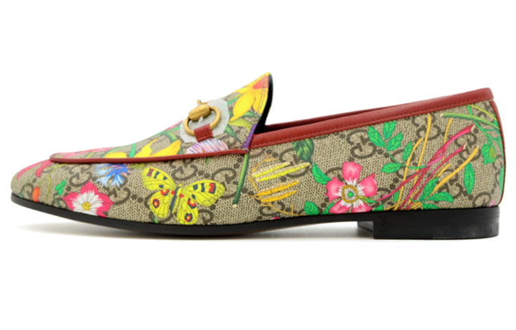 GUCCI Flora Supreme Loafers Women's Floral Color