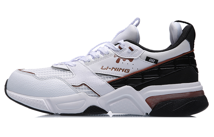 LINING 001 Casual Shoes Unisex Low-Top White Black