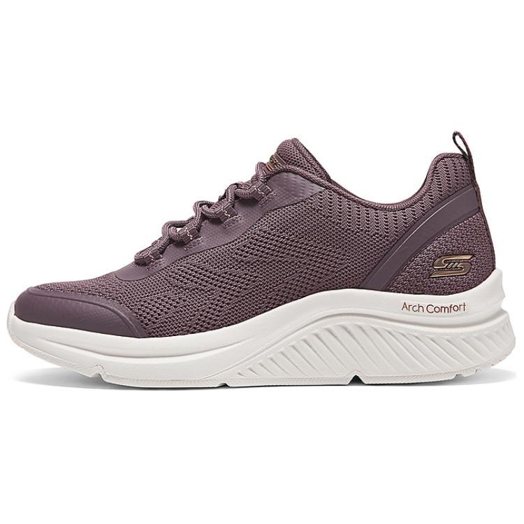 Skechers Anti Slip Wear Resistant Low Top Casual Running Shoes Women's Pink
