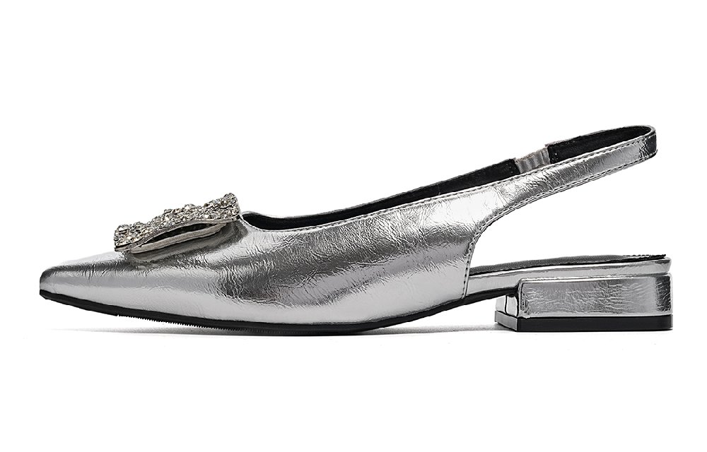 EBLAN High Heels Women's Silver