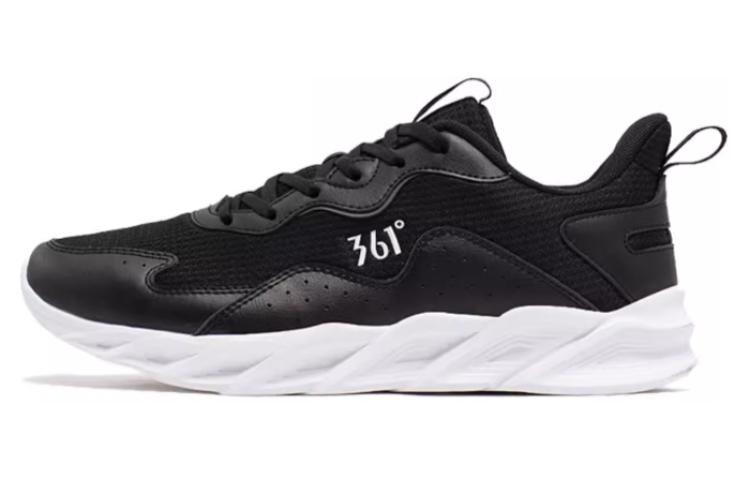 361° Cushioning Lightweight Low-Top Casual Shoes Men's Black