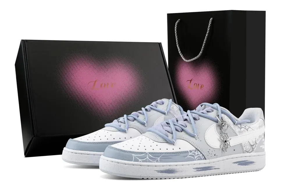 Nike Spider Web Action, Heart Box Abrasion Resistant Slip Resistant Low top Skateboard Shoes Men's