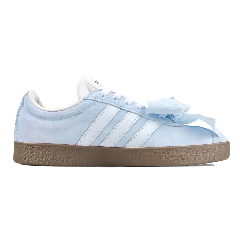 Adidas Neo VL Court Lifestyle Anti Slip Wear Resistant Low Top Skateboard Shoes Women's Blue