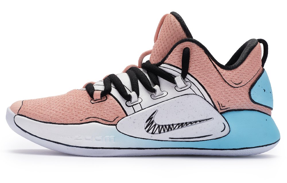 Nike Hyperdunk X Basketball Shoes Men Low-Top Pink/Blue/White