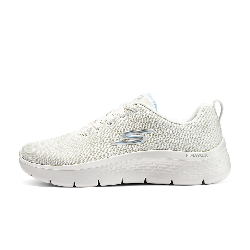 Skechers Cushioning Wear-Resistant Low-Top Casual Running Shoes Women's Light Blue