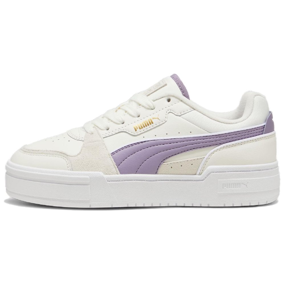 PUMA Ca Pro Low Top Skateboard Shoes Unisex White Purple