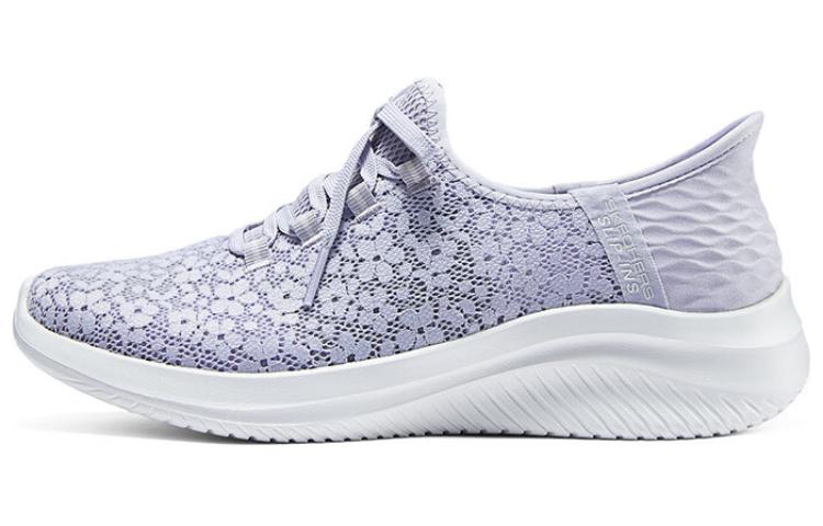 Skechers Breathable Low-Top Casual Shoes Women's Purple