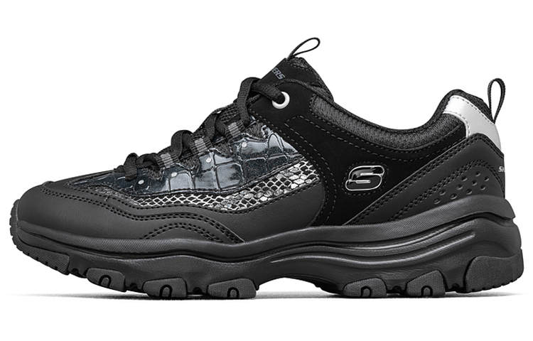 Skechers D'lites Leisure Chunky Shoes Black Women's