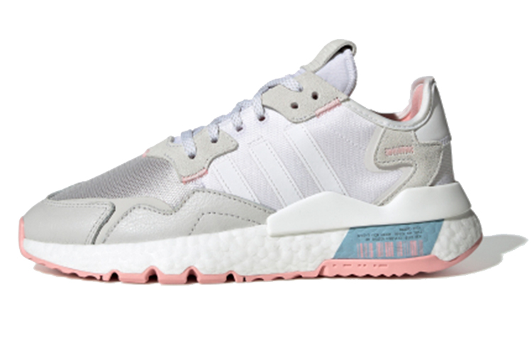 Adidas Originals Nite Jogger 'White Grey Pink' Women's