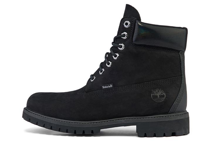 Timberland Premium 6 Inch Waterproof Wide Fit Boot 'Black Nubuck'