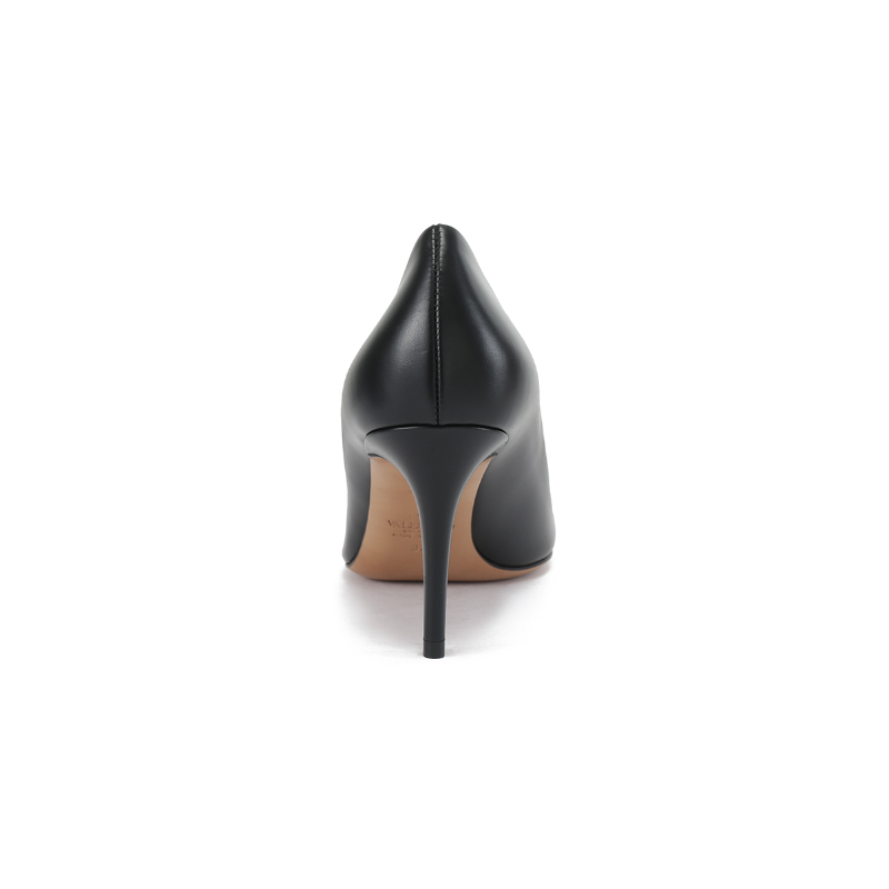 Valentino VLogo Signature Slim Heel High Heels 8cm Women's Black купить в интернет-магазине Yoocart с быстрой доставкой по России.