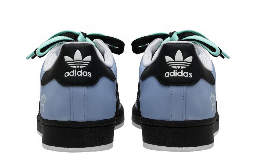 Adidas Originals Superstar Skateboard Shoes Unisex Low-Top Black White Blue купить в интернет-магазине Yoocart с быстрой доставкой по России.
