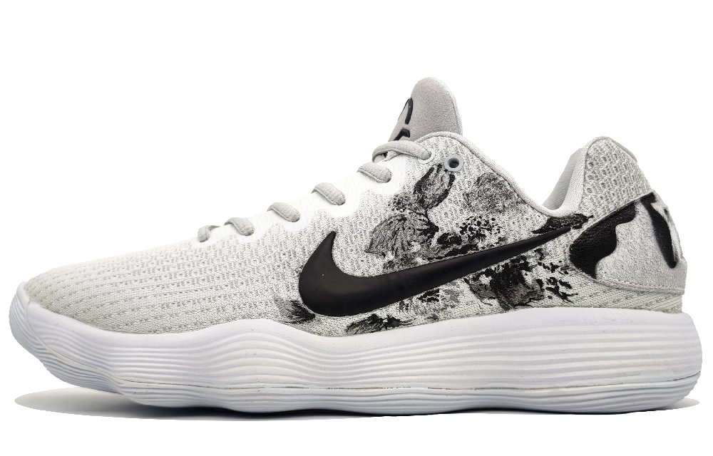 Nike Hyperdunk 2017 Slip-Resistant Low-Top Basketball Shoes Men's Ink Gray