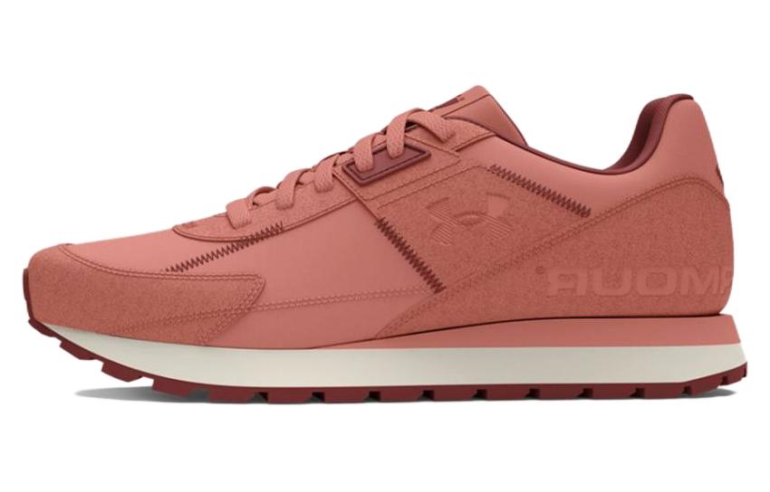 Under Armour Essential- Cushioning Wear-Resistant Low-Top Casual Shoes Women's Pink White