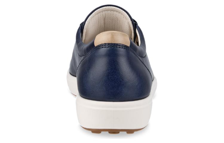 Ecco Soft 7 Low Top Skateboard Shoes Women's Dark Blue