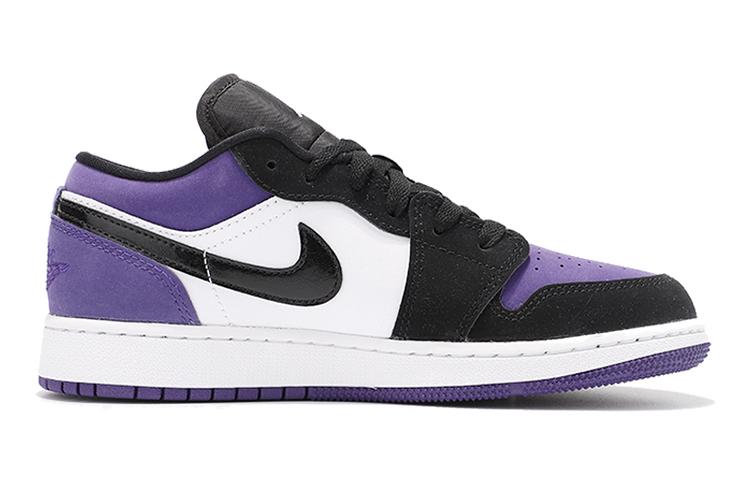 Air Jordan 1 Low 'Court Purple Black Toe' Gs купить в интернет-магазине Yoocart с быстрой доставкой по России.