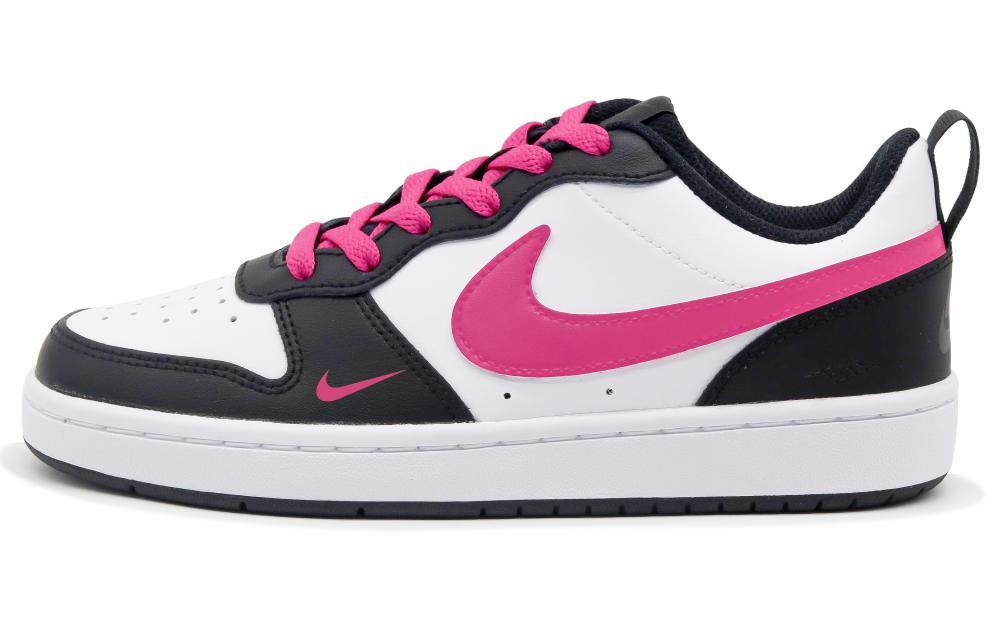 Nike Court Borough Skateboard Shoes Women's Low-Top Pink/Black/White