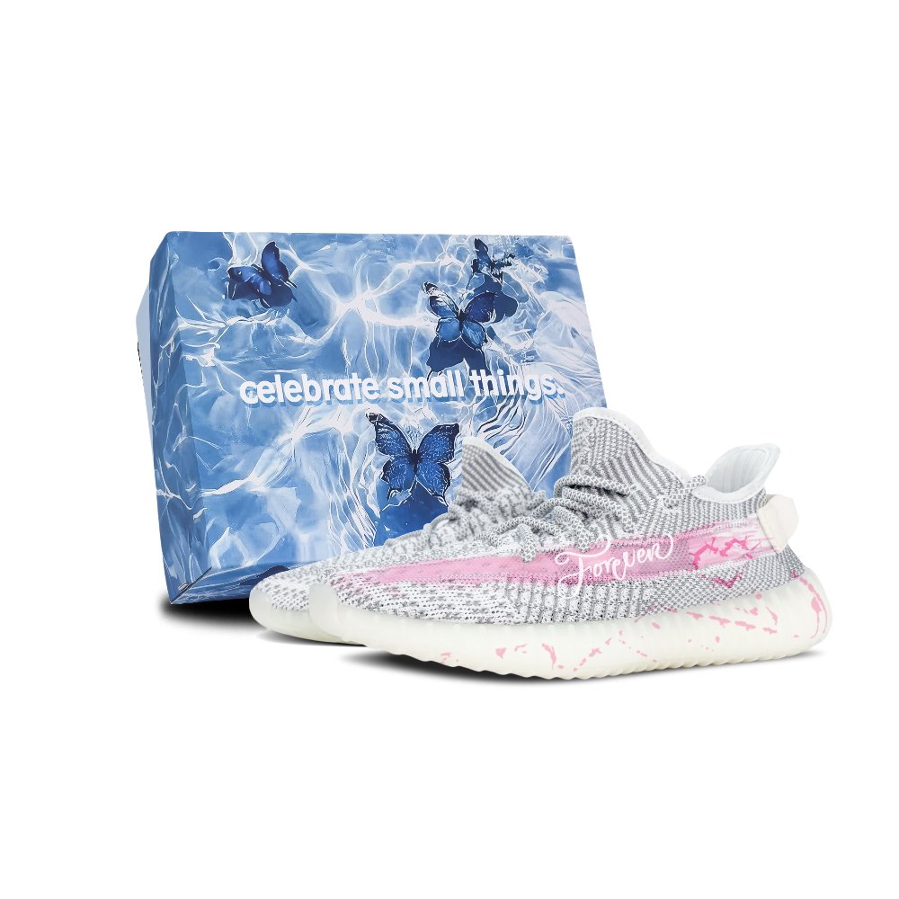 Adidas Originals Yeezy Boost 350 V2 Low Top Casual Shoes Unisex Gray