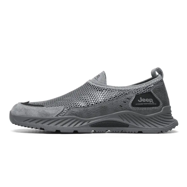 Jeep Mid Top Casual Shoes Men's Gray Black