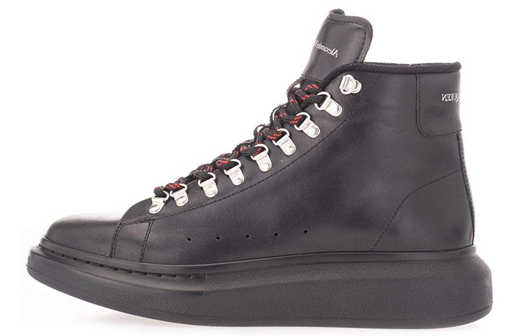 Alexander McQueen Ankle-Length Martin Boot Men's Black