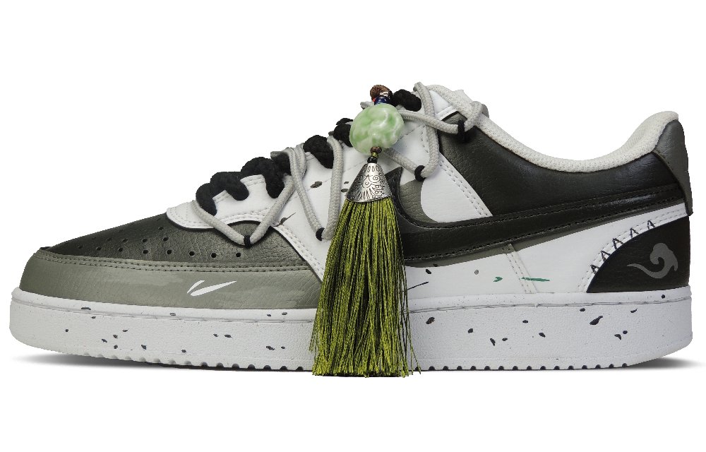 Nike Court Vision 1 Jade And Copper Alloy Chime Low-Top Skateboard Shoes Men's Graphite Green