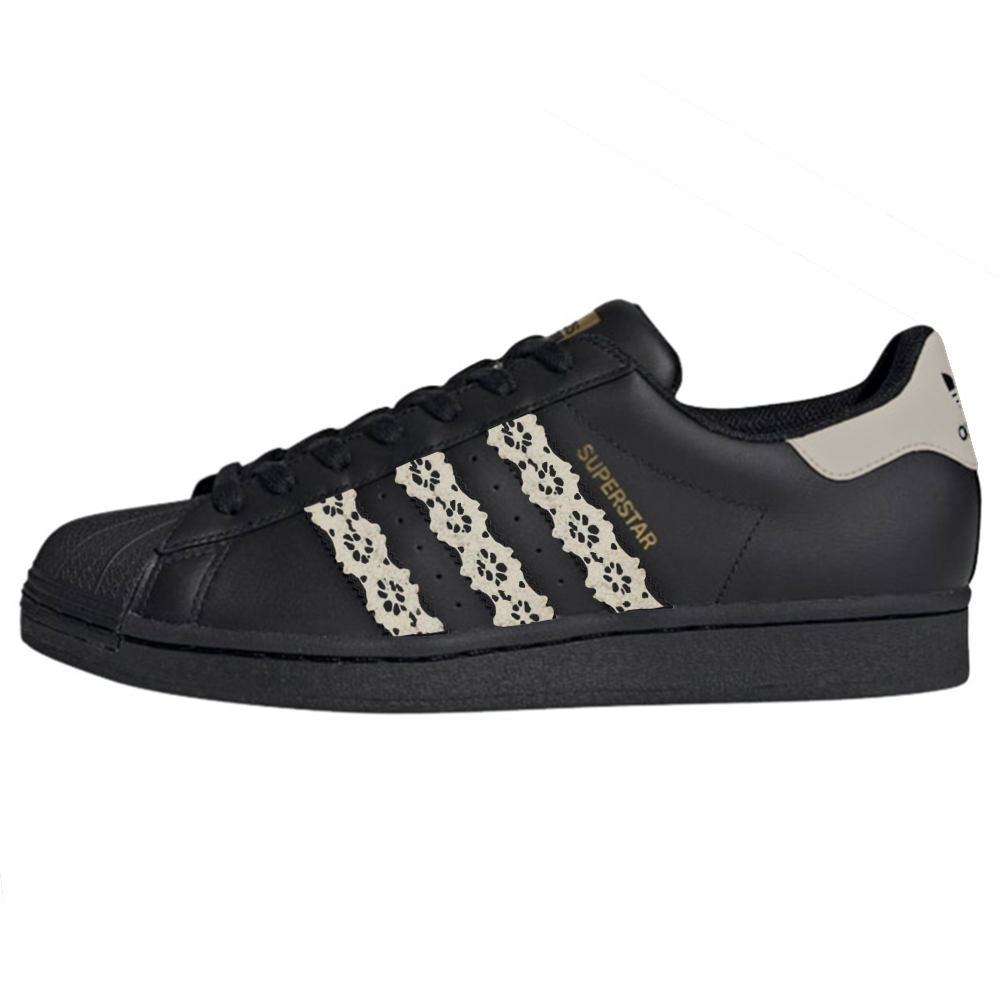 Adidas Originals Superstar Wear-Resistant Low-Top Skateboard Shoes Unisex Beige Yellow