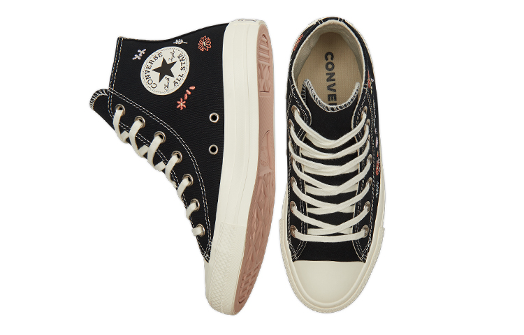 Chuck Taylor All Star Wmns Converse High 'Embroidered Floral - Black' Women's купить в интернет-магазине Yoocart с быстрой доставкой по России.