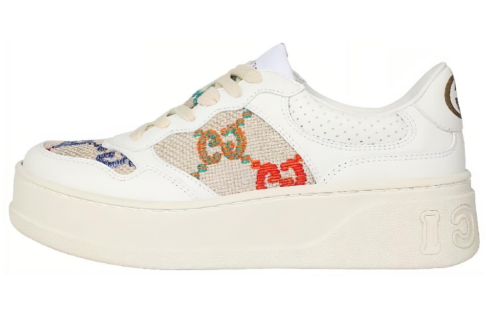 GUCCI Women's Gg Sneaker 'Multicolor Embroidered' Women's