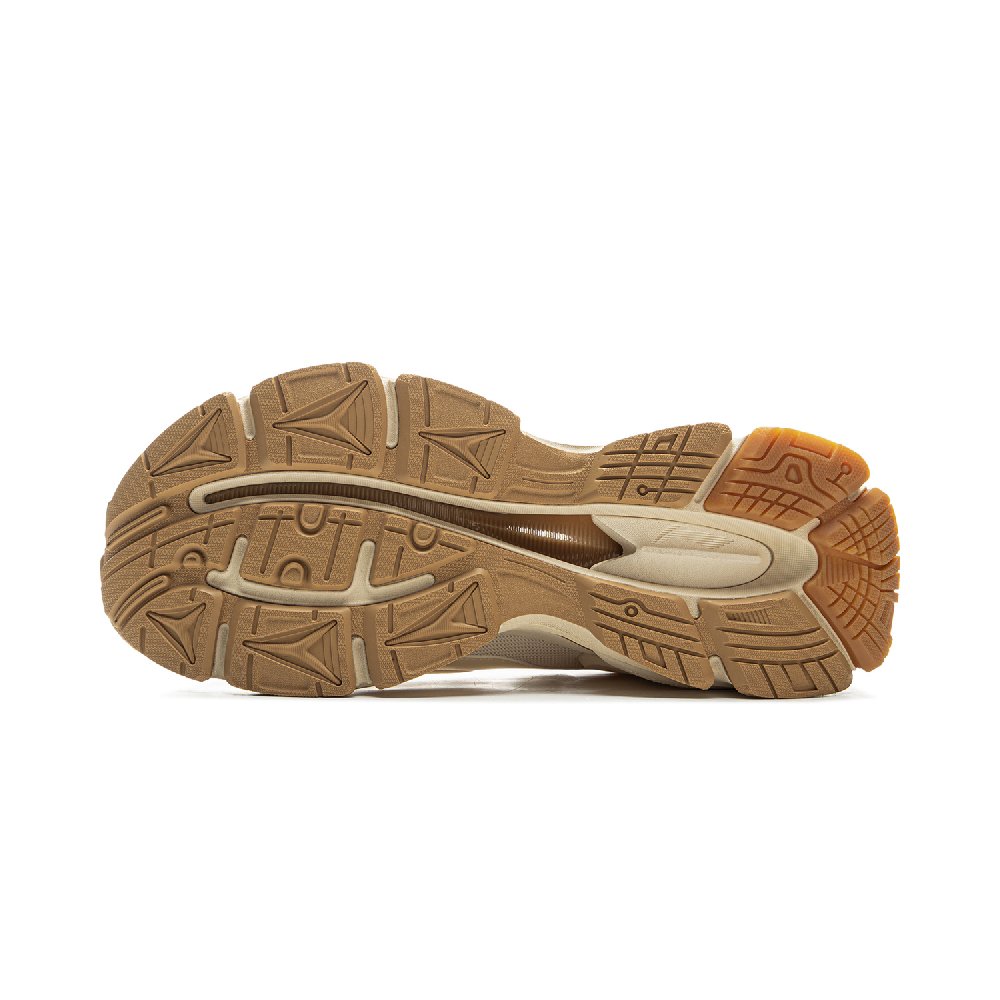LiNing Cushioning Anti-Slip And Wear-Resistant Low-Top Casual Shoes Men's Ecru