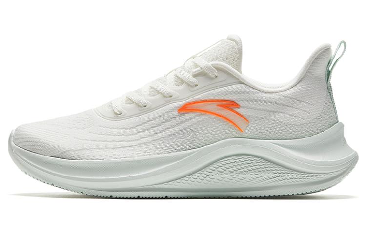 Anta Anti Slip Wear Resistant Low Top Running Shoes Women's White Green