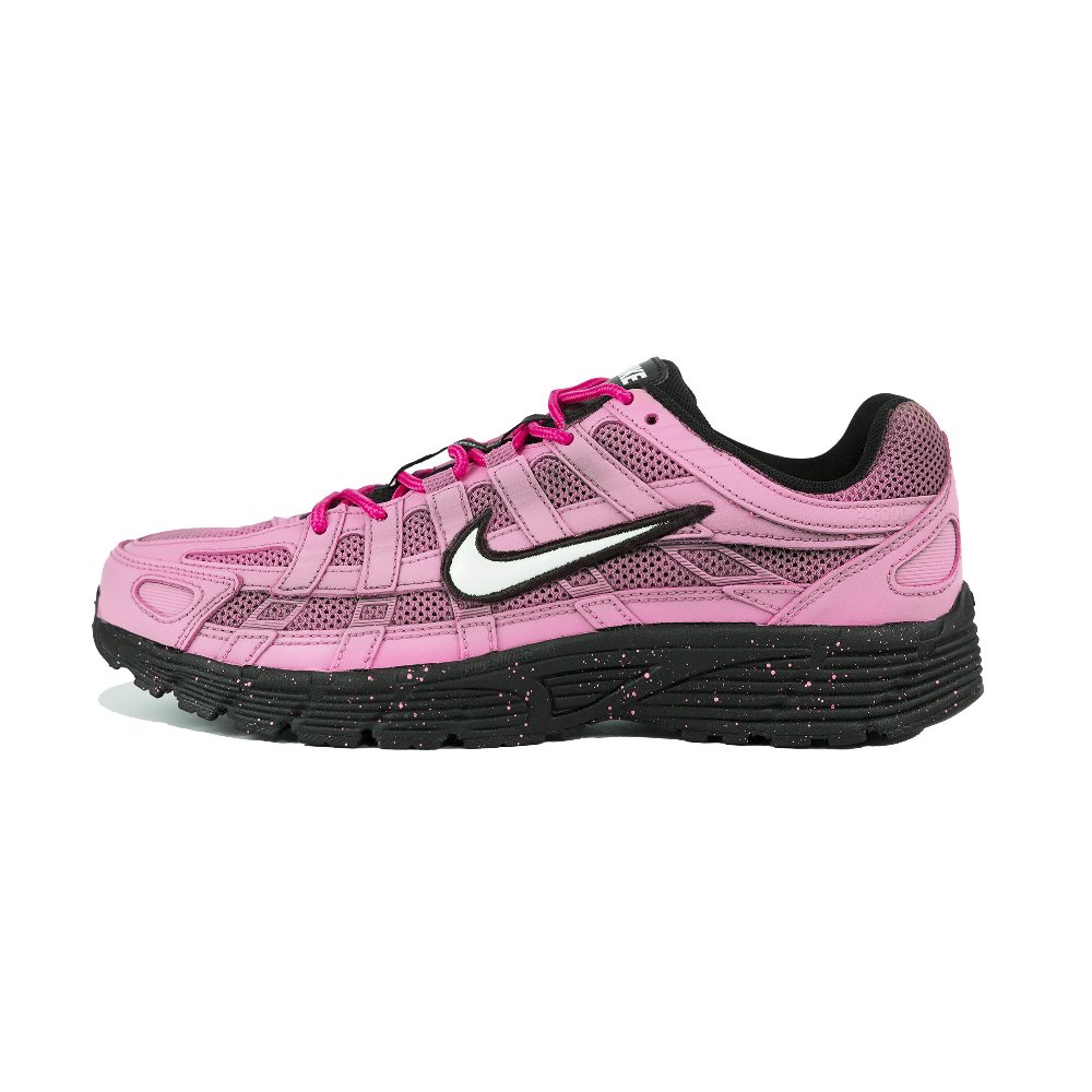 Nike P 6000 Cushioning, Slip Resistant, And Abrasion Resistant Low Top Running Shoes Men's Pink