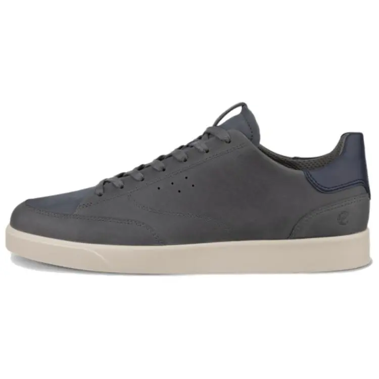 Ecco Low Top Skateboard Shoes Men's Gray