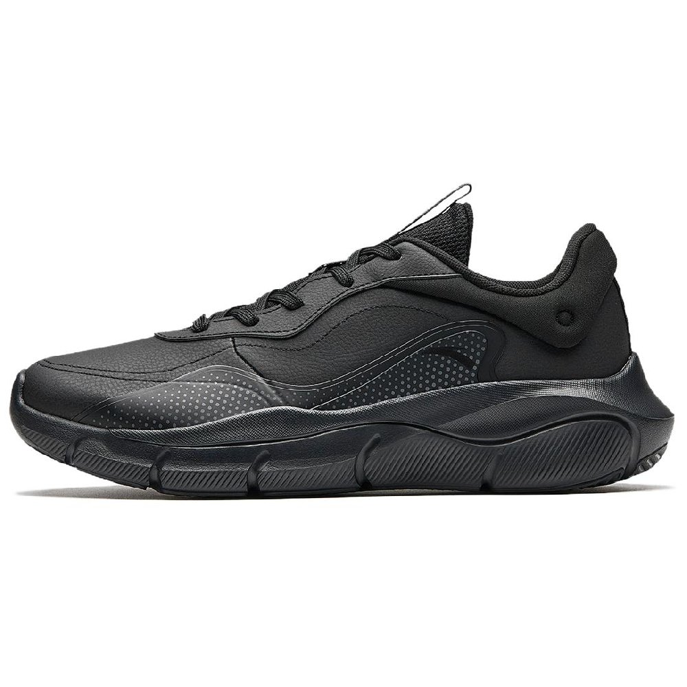Anta Wear resistant And Lightweight Low Top Casual Shoes Men's Black